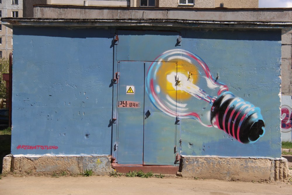 Владимирские электроподстанции как холст для граффити